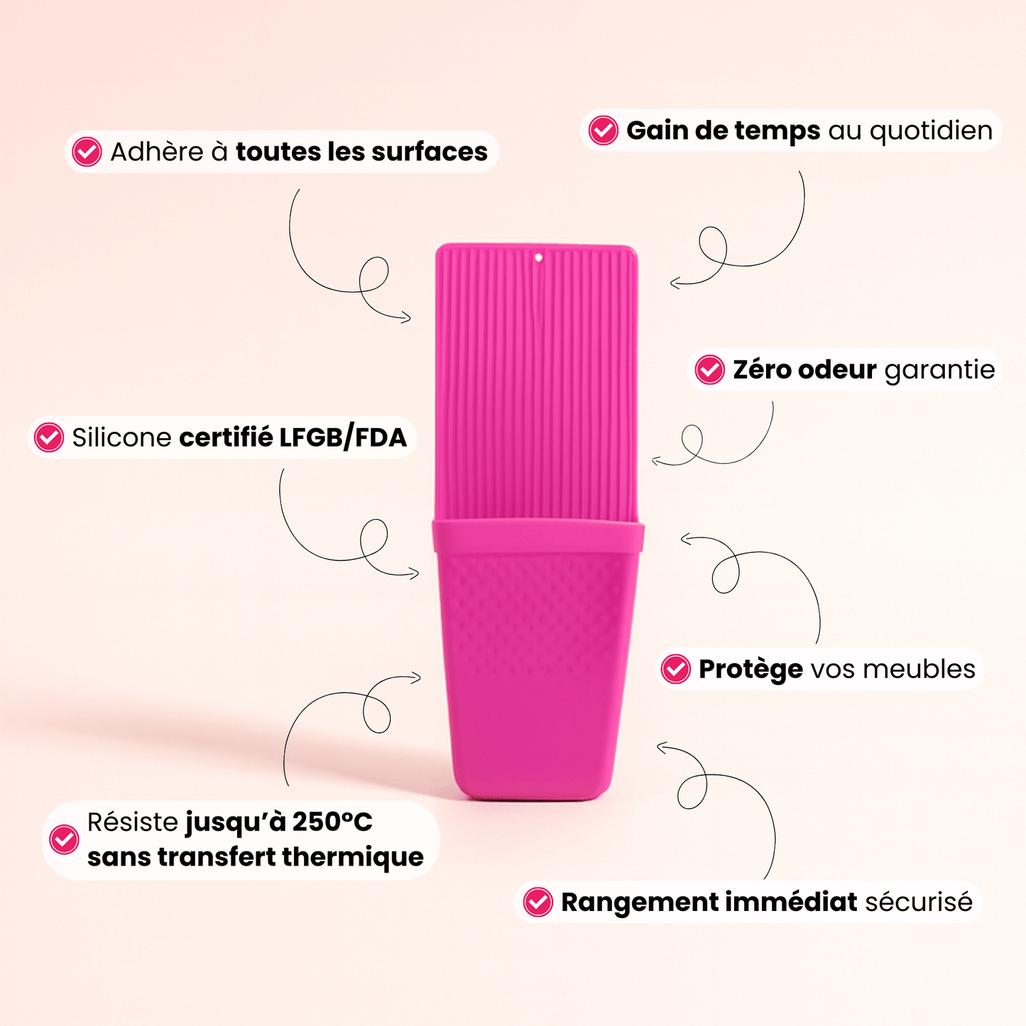 ThermaLock | Support Silicone Anti-Chaleur